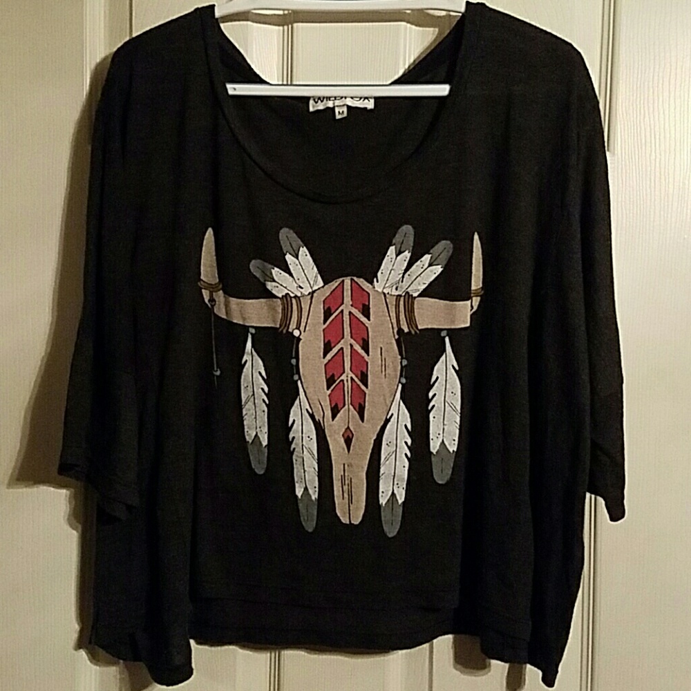 [Wildfox] Wide Flowy Tee